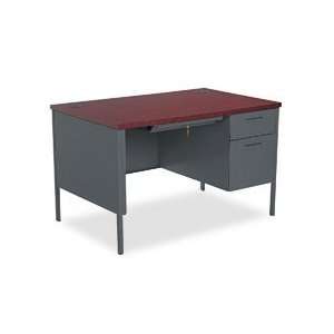  HON® Metro Classic Series Single Pedestal Desk