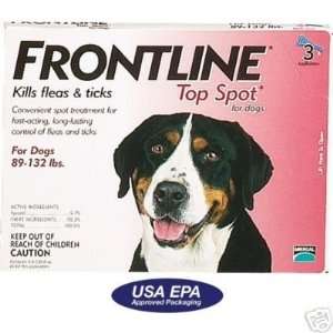  Frontline 6 Month Flea Tick Treatment Dogs 89 132 lbs 