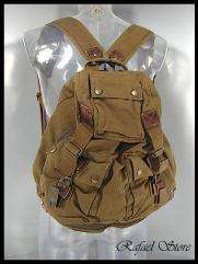 Mens New Bag BELSTAFF 756125 Military Back Pack Mountain Brown New 