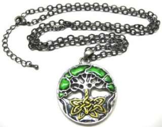  Celtic Tree Of Life Pewter Pendant & Necklace: Clothing