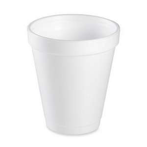  Dart 6J6   Drink Foam Cups, 6 oz., White, 40 Bags of 25 