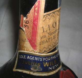 1933 Sealed Bottle Dom D.O. M. Benedictine Cognac  