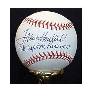   Howard Autographed Baseball   The Capital Punisher