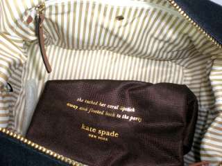 New! KATE SPADE Dixon Place Little Blaine Indigo Handbag Purse Satchel 