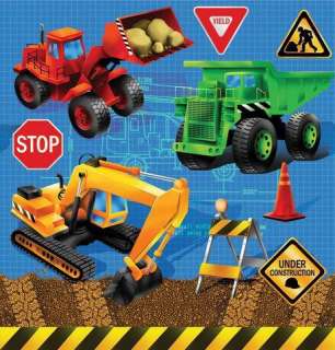 Trucks & Diggers Plastic Party Tablecover 54 x 108 £4.80