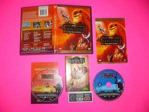 The Lion King Platinum Special Edition Disney DVD  