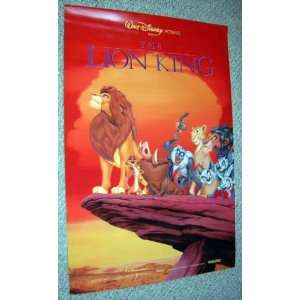   The Lion King   Original British Movie Poster 