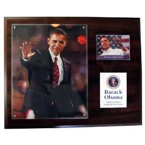 Barack Obama 12x15 Plaque   0