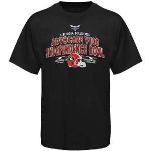   Bulldogs Black 2009 Independence Bowl Bound T shirt: Sports & Outdoors