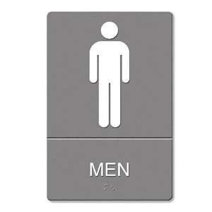 Headline Sign Products   Headline Sign   ADA Sign, Men Restroom Symbol 