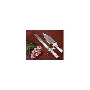  Butterfly Theme Cake and Knife Set: Home & Kitchen