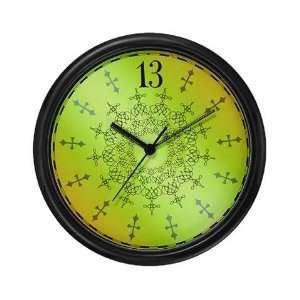  Haunted 13th Hour Mansion Gothic Wall Clock by  