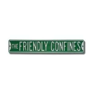  The Friendly Confines Sign 6 x 36 MLB Baseball Street Sign 