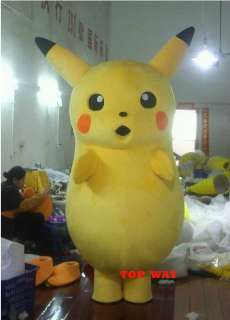 you are bidding on cute pikachu pokemon mascot costume fancy dress 