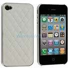 Premium White Leather Case iPhone 4 iPhone 4S  
