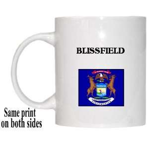    US State Flag   BLISSFIELD, Michigan (MI) Mug 
