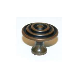  Eclectic 1.50 Bulls Eye Knob Finish Rust