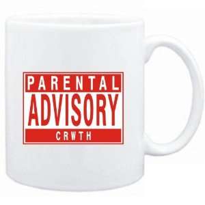  Mug White parental advisory muestra Instruments: Sports 