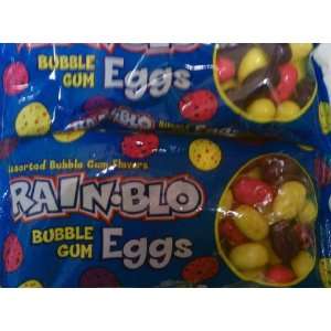 Rain blo Bubble Gum Easter Eggs 10 Ounce Pack of 2  