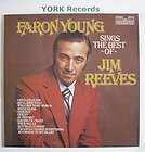 FARON YOUNG   Sings The Best Of Jim Reeves   Ex Con LP Record Contour 
