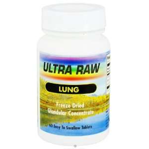  Ultra Enterprises   Raw Lung 200 mg.   60 Tablets Health 