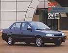 1990 suzuki swift sales brochure sheet 4 door sedan  