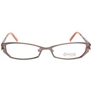  Caravelle by Bulova Biltmore Brown/Red Eyeglasses Health 