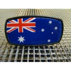 AUSTRALIA FLAG Trailer Hitch Cover Mirror Style