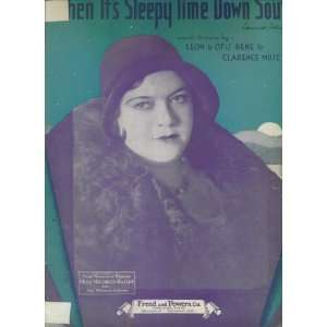   South. Mildred Bailey on Cover. 1931. Sheet Music. 
