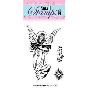  Hot Off The Press   Rejoice Angel Small Stamp: Arts 