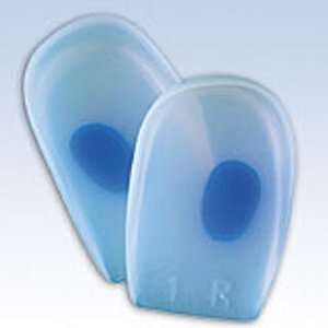   Soft Point Silicone Heel Cushion, Small Blue: Health & Personal Care