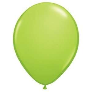  100 Party Balloons   11 Round Latex, Lime Green Toys 