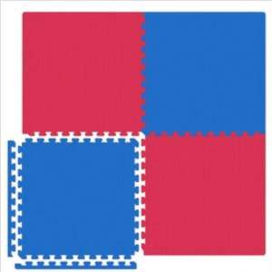   ESFRDRB Economy SoftFloors Set in Red / Royal Blue 