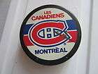 Montreal Canadiens 100th Season official game puck Rare  