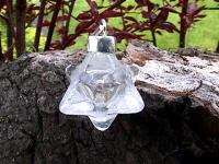 Quartz Merkaba Star Of David DoubleTetrahedron Pendant  