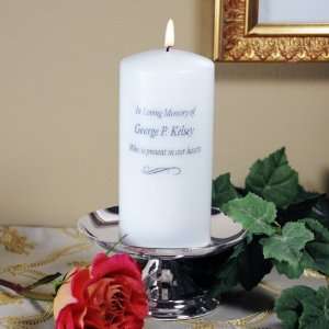    Baby Keepsake: Personalized Memorial Candle and Stand: Baby