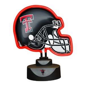  NCAA Texas Tech Neon Helmet