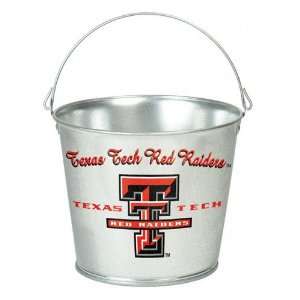  Texas Tech Red Raiders Bucket: 5 Quart Galvanized Pail 