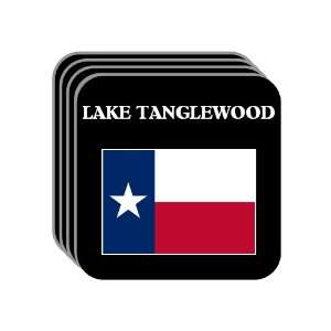  US State Flag   LAKE TANGLEWOOD, Texas (TX) Set of 4 Mini 