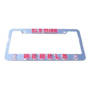  Mississippi Rebels License Plate Tag Frame: Sports 