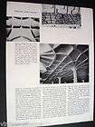 Architect Pier Luigi Nervi geodetic & plastic designs in Italy 1953 
