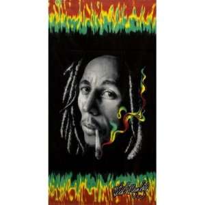  Bob Marley Rosta Smoke Beach Towel