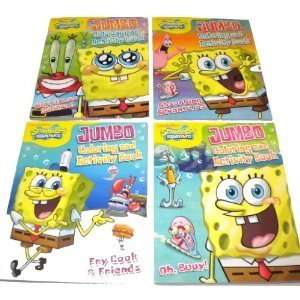   Sponge Bob Square Pants Jumbo Coloring & Activity BookS Toys & Games