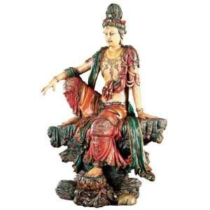  Bodhisattva Figurine   Cold Cast Resin   15 Height: Home 