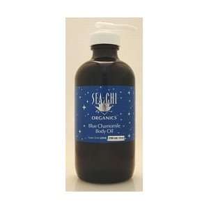  Moroccan Blue Chamomile Body Oil 8oz/240ml Beauty