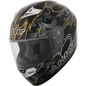    KBC VR 2 Motorcycle Helmet X Large Spark Black/Gold Automotive