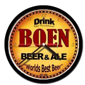  BOEN beer and ale cerveza wall clock 