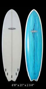 The Big Boy Fish 6ft 8in x 21in x 2 3/4in by JK Surfboards  
