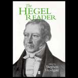 Hegel Reader 98 Edition, Stephen Ed. Houlgate (9780631203476 