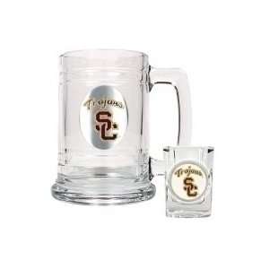  USC Trojans Boilermaker Set   Primary Logo Sports 